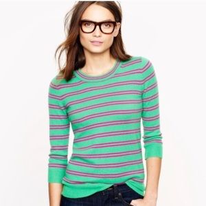 J. Crew Collection cashmere striped Tippi sweater